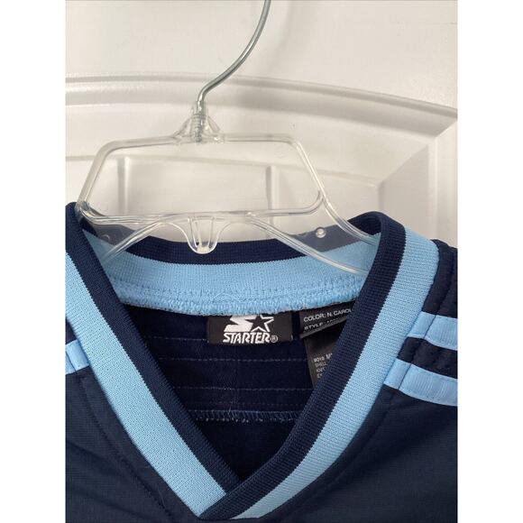 Vintage North Carolina Tarheels Pullover Boys M Blue 90s - Picture 2 of 3